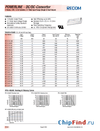 Datasheet RP10-4805SE-M2 производства Recom