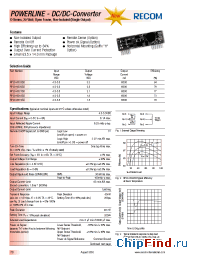 Datasheet RP20-0518SO производства Recom