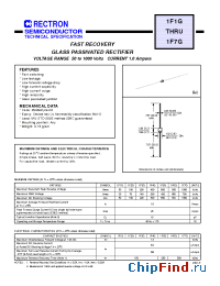 Datasheet 1F3G-T manufacturer Rectron