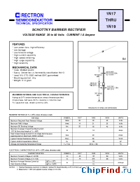 Datasheet 1N18-T manufacturer Rectron
