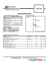 Datasheet 1N4150-B manufacturer Rectron