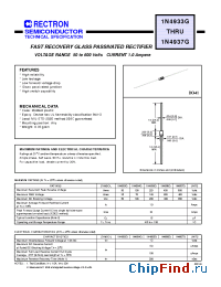 Datasheet 1N4933G manufacturer Rectron