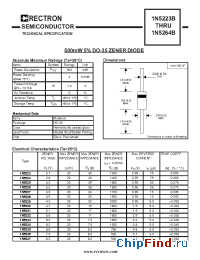 Datasheet 1N5224B-T производства Rectron