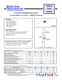 Datasheet 1N5820-B производства Rectron