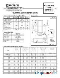 Datasheet BZX84C5V1-T1 manufacturer Rectron