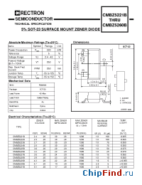 Datasheet CMBZ5243B производства Rectron