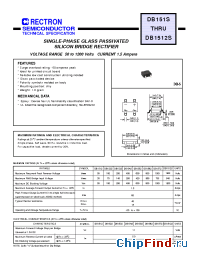 Datasheet DB151S-C manufacturer Rectron