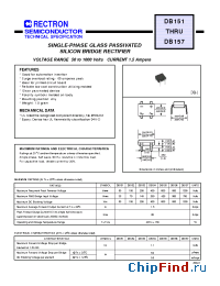 Datasheet DB152 manufacturer Rectron