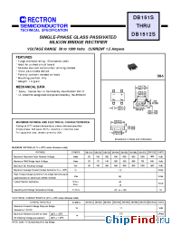 Datasheet DB152S-C производства Rectron