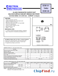 Datasheet EDB102 manufacturer Rectron