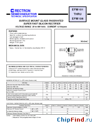 Datasheet EFM101 производства Rectron