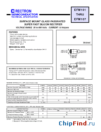 Datasheet EFM102-B manufacturer Rectron