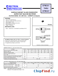 Datasheet EFM201-W производства Rectron