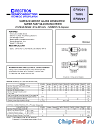 Datasheet EFM205-W производства Rectron