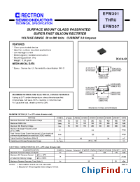 Datasheet EFM301-W manufacturer Rectron