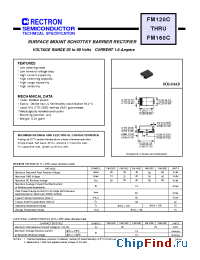 Datasheet FM160C-W manufacturer Rectron
