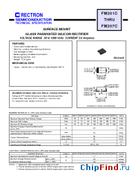 Datasheet FM201C-W manufacturer Rectron