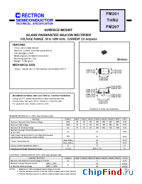 Datasheet FM206 manufacturer Rectron