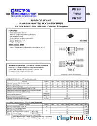 Datasheet FM301 manufacturer Rectron