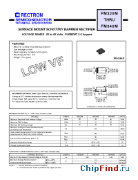 Datasheet FM320M-W manufacturer Rectron