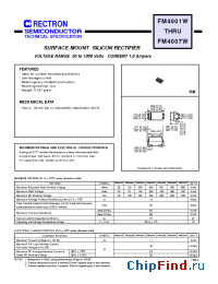 Datasheet FM4002W-W manufacturer Rectron