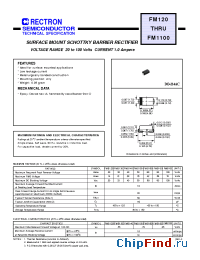 Datasheet FMB130 manufacturer Rectron