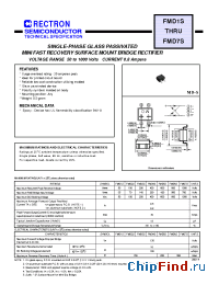 Datasheet FMD4S-W manufacturer Rectron