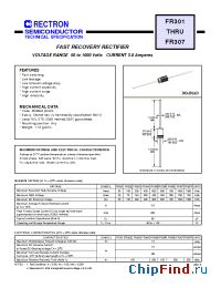 Datasheet FR302 manufacturer Rectron