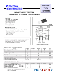 Datasheet HER3003C manufacturer Rectron