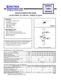 Datasheet HER303 manufacturer Rectron
