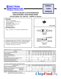 Datasheet HFM301-W manufacturer Rectron