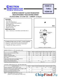 Datasheet HSM101 manufacturer Rectron