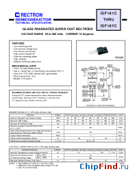 Datasheet ISF161C manufacturer Rectron