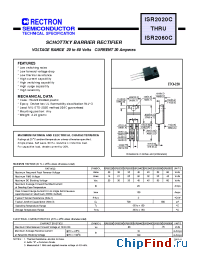Datasheet ISR2020C manufacturer Rectron