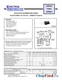 Datasheet ISR820 manufacturer Rectron
