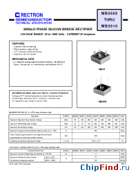 Datasheet MB1505 manufacturer Rectron