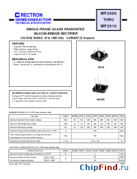 Datasheet MP2505W manufacturer Rectron