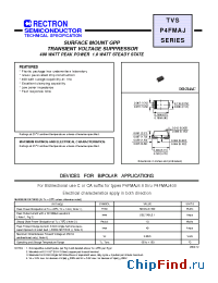 Datasheet P4FMAJ12C-W manufacturer Rectron