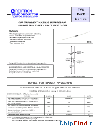 Datasheet P4KE300A-B manufacturer Rectron