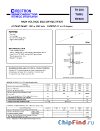 Datasheet R1500 manufacturer Rectron
