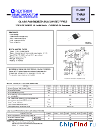 Datasheet RL804 manufacturer Rectron