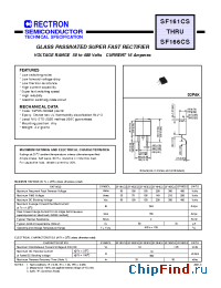 Datasheet SF161CS manufacturer Rectron