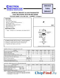 Datasheet SM4933-T manufacturer Rectron