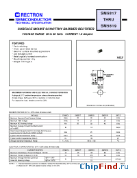 Datasheet SM5818 manufacturer Rectron
