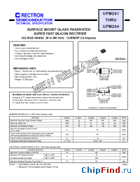 Datasheet UFM201-W manufacturer Rectron