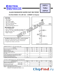 Datasheet USF22-T manufacturer Rectron