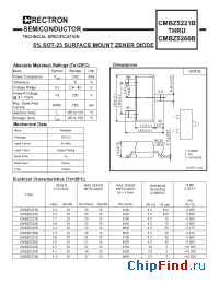 Datasheet UZM5221B-T1 manufacturer Rectron