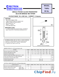 Datasheet WO4L производства Rectron