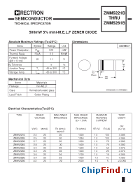 Datasheet ZMM5235B manufacturer Rectron