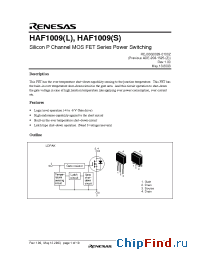Datasheet HAF1009 manufacturer Renesas
